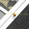 Pet cage with run 120x105x46 cm waterproof rabbit cage white-grey