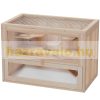 Pet cage wooden rodent cage 60x35x42 cm