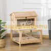 Pet cage wooden rodent cage 63.5x62x78 cm guinea pig cage