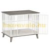 Dog cage indoor 86x60x70 cm pet cage white-grey