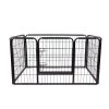 Dog kennel outdoor dog cage 70x80 cm cm black pet cage, run