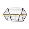 Dog kennel outdoor dog cage 70x80 cm cm black pet cage, run