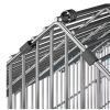 Outdoor cage for pets Rabbit cage with blue sun protection tarpaulin
