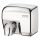 Ariel-LP Vandal-proof hand dryer stainless steel housing 230V 2400W push button, manual switch hotel restaurant Made in Italy