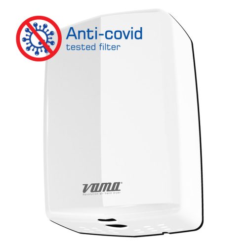 Dry Max UV hand dryer UV-C disinfection lamp white automatic compact size, fast drying time, energy saving