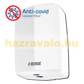 Dry Max UV kézszárító UV-C fertőtlenítő lámpa fekete ABS automata kompakt méretű