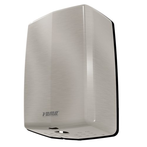 Dry Max UV hand dryer UV-C disinfection lamp brushed chrome ABS automatic compact size, fast drying time, energy saving