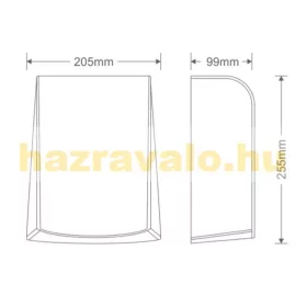 Kézszárító nemesacél inox vandálbiztos szálcsiszolt ház infravezérlésű fali 230V 1200W automata