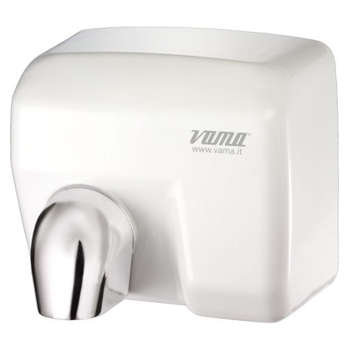 Ariel-BF Vandal-proof hand dryer steel housing with infrared control wall-mounted 230V 2400W automatic infrared white hotel restaurant Made in Italy