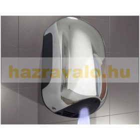 Kisméretű kézszárító infravezérlésű fali 230V 900W automata infrás krómozott hotel étterem Made in I