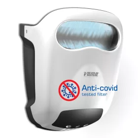 Vision Air Pro kézszárító fehér ABS automata elegáns design, gyors száradási idő, energiatakarékos