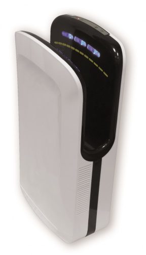 JET XDRY-PRO BF hand dryer with infrared control 230V 1800W carbon brushless motor, EPA filter hand plug white automatic infrared hotel restaurant public institution gas station