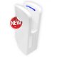 JET XDRY-Compact BF hand dryer with infrared control 230V 1450W UV disinfection lamp HEPA filter hand plug white automatic infrared