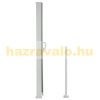 Room divider retractable screen 300x160 cm windbreak windshield black for outdoor and indoor use