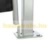 Room divider retractable screen 300x160 cm windbreak windshield black for outdoor and indoor use