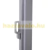 Térelválasztó kihúzható paraván 300x200 cm vízlepergető szövet szélfogó szélvédő világos szürke