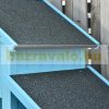 Garden shed blue wooden tool shed firewood storage with bitumen roof 130x54.5x180 cm