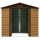 Garden shed with wood-effect anodized tool storage 152x235.7x208.7 cm