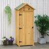 Small garden house, wooden tool room with bitumen roof, 190x79x49 cm