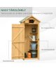 Small garden house, wooden tool room with bitumen roof, 190x79x49 cm