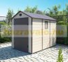 Garden house, plastic tool house, beige small house 188x225x278 cm G21 PAH 523