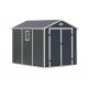 Garden house, plastic tool house, gray small house 188x225x278 cm G21 PAH 523