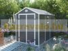 Garden house, plastic tool house, gray small house 188x225x278 cm G21 PAH 523