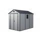 Garden house, plastic tool house, light gray small house 188x225x278 cm G21 PAH 523