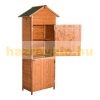 Small garden house, wooden tool room with bitumen roof, 190x79x49 cm