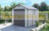 Garden house, plastic tool house, beige small house 241x238x278 cm G21 PAH 670