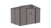 Garden house, steel tool house 277x198x191 cm gray G21 GAH 529