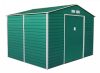 Garden house, steel tool house 277x198x191 cm green G21 GAH 529