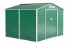 Garden house, steel tool house 277x198x255 cm green G21 GAH 706