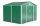 Garden house, steel tool house 277x198x255 cm green G21 GAH 706