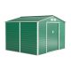 Garden house, steel tool house 277x198x255 cm green G21 GAH 706