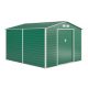 Garden house, steel tool house 277x198x319 cm green G21 GAH 884