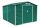 Garden house, steel tool house 340x198x319 cm green G21 GAH 1085