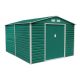 Garden house, steel tool house 340x198x319 cm green G21 GAH 1085