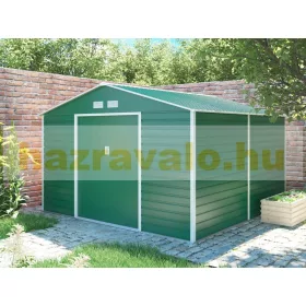   Kerti ház, acél szerszámos ház 340x198x319 cm zöld G21 GAH 1085
