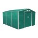 Garden house, steel tool house 340x198x382 cm green G21 GAH 1300