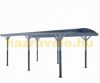 Aluminum carport, carport 300x505 cm carport with polycarbonate roof