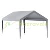 Car parking garage tent roof 304x610 cm garage roof tent, tarpaulin, waterproof and UV-protected gray (roof cover only, frame not included)
