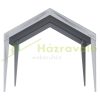 Car parking garage tent roof 304x610 cm garage roof tent, tarpaulin, waterproof and UV-protected gray (roof cover only, frame not included)