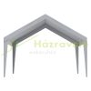 Car parking garage tent roof 390x610 cm garage roof tent, tarpaulin, waterproof and UV-protected gray (roof cover only, frame not included)