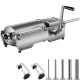 Sausage filler inox horizontal loop filler 7.8 liter stainless steel filling machine 