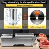 Sausage filler inox horizontal loop filler 7.8 liter stainless steel filling machine 