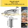 Sausage filler inox horizontal loop filler 7.8 liter stainless steel filling machine 
