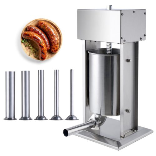 Sausage filler electric loop filler 12 liter 200W professional vertical design stainless steel