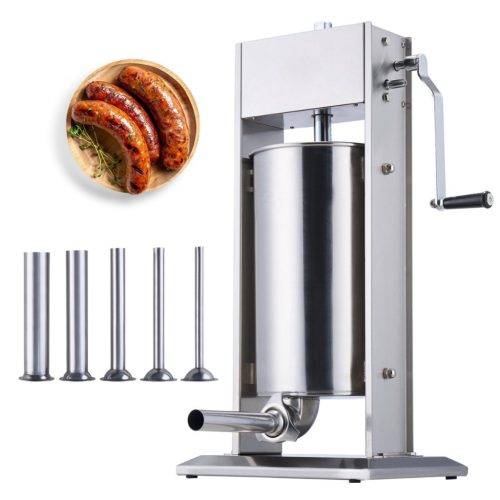 Sausage filler manual loop filler 15 liter vertical sausage making machine stainless steel