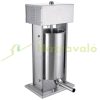 Sausage filler electric loop filler 25 liter 400W professional vertical design stainless steel